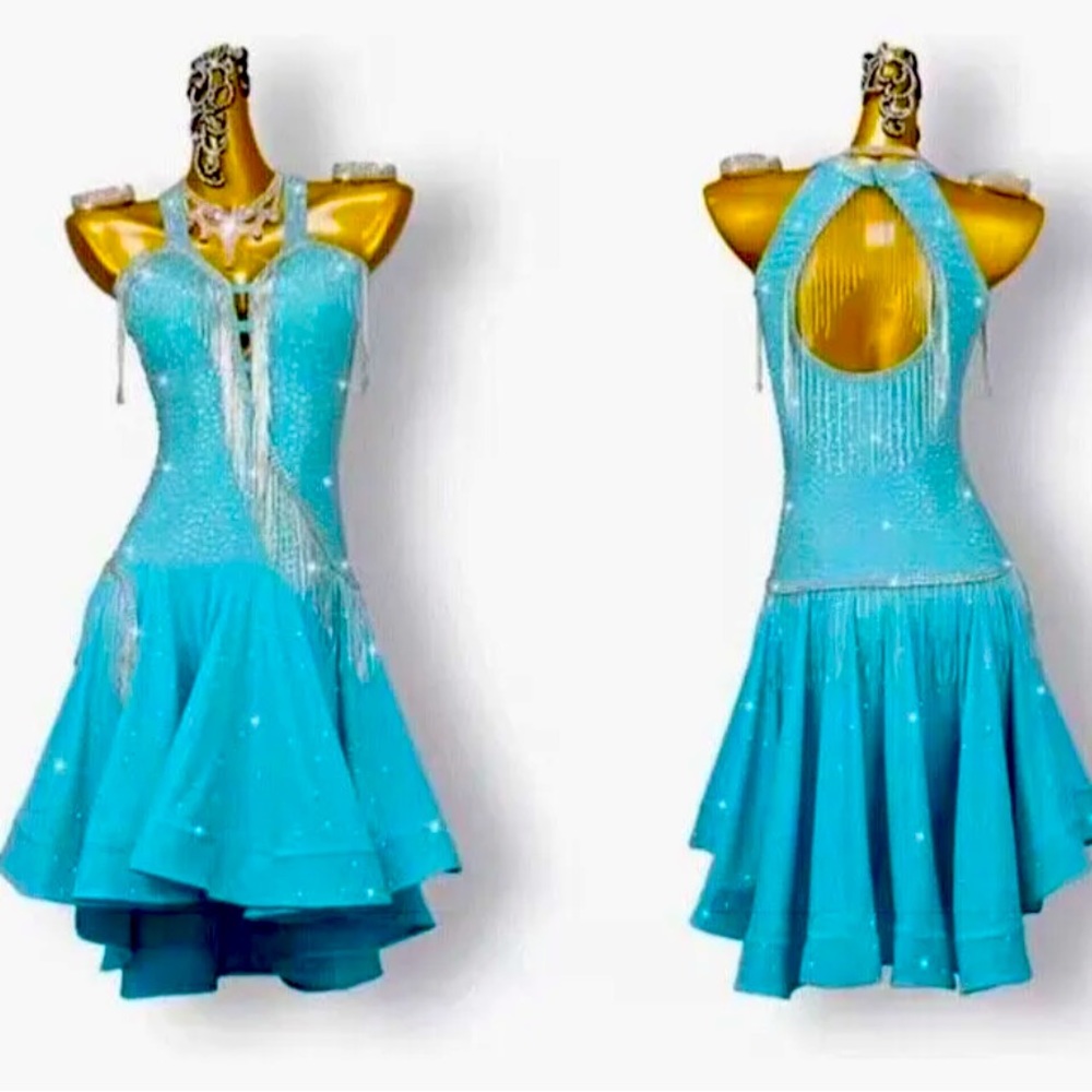 Latin ballroom gown